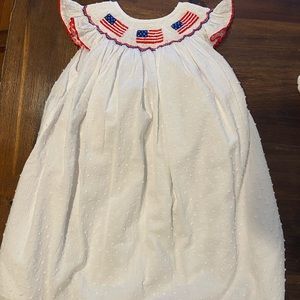 Eliza James smocked flag dress